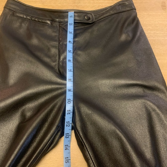 Wilson Black genuine, leather women’s pants - Picture 6 of 15